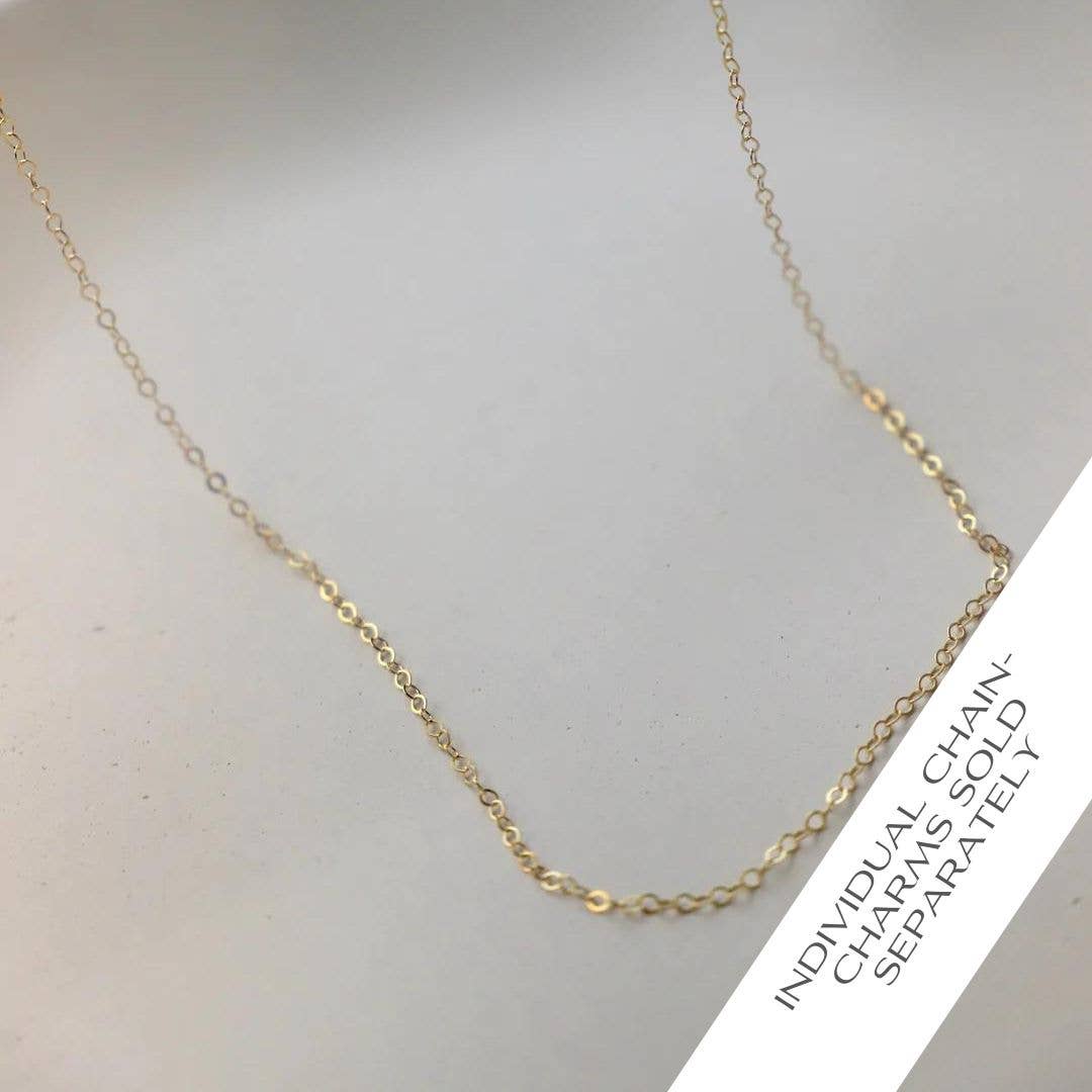 CN1502G Gold Necklace-Cable Chain