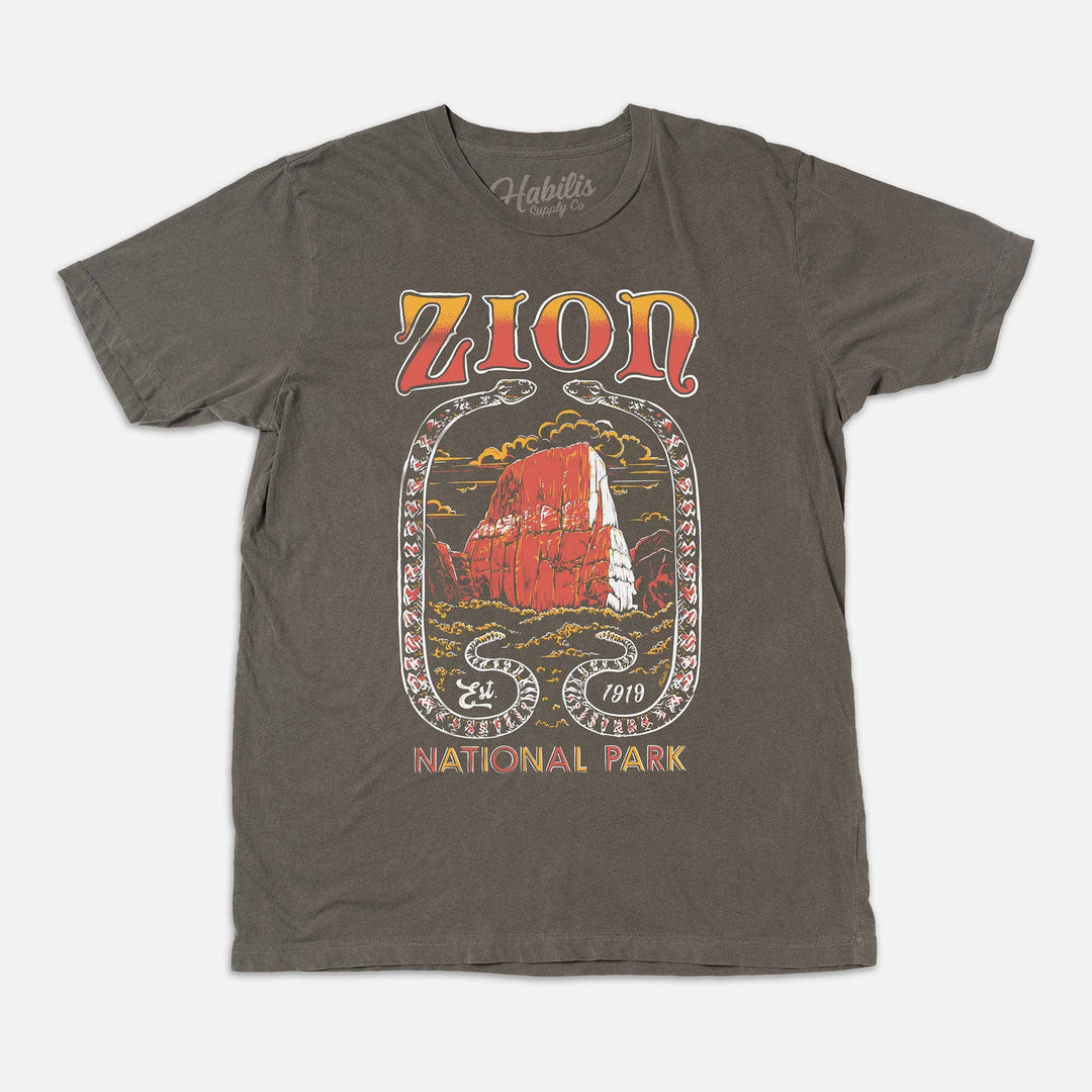 Zion National Park Unisex T-shirt - USA Made| 100% Cotton