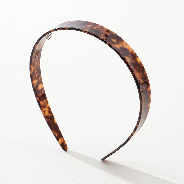 Core Acetate Skinny Headband | Checkered & Marbled