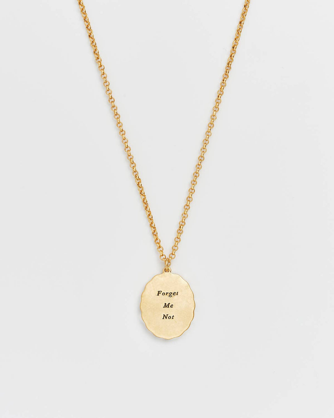 Forget Me Not Cameo Necklace