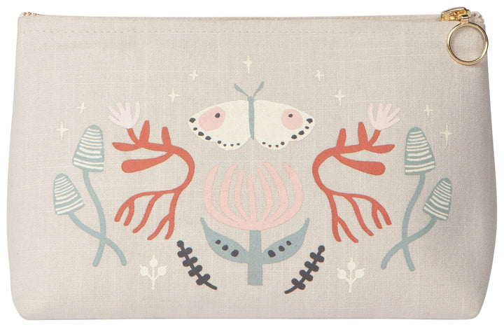 Cotton Cosmetic Bag Small-Far And Away