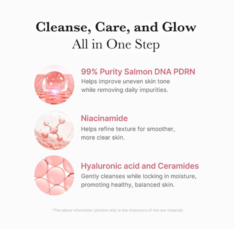 Medicube Cleanser 4.23 oz-PDRN Pink Niacinamide Whip Cleanser