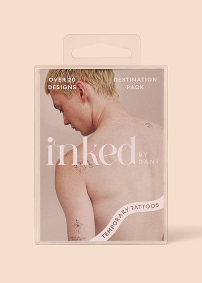 Destination Temporary Tattoo Pack