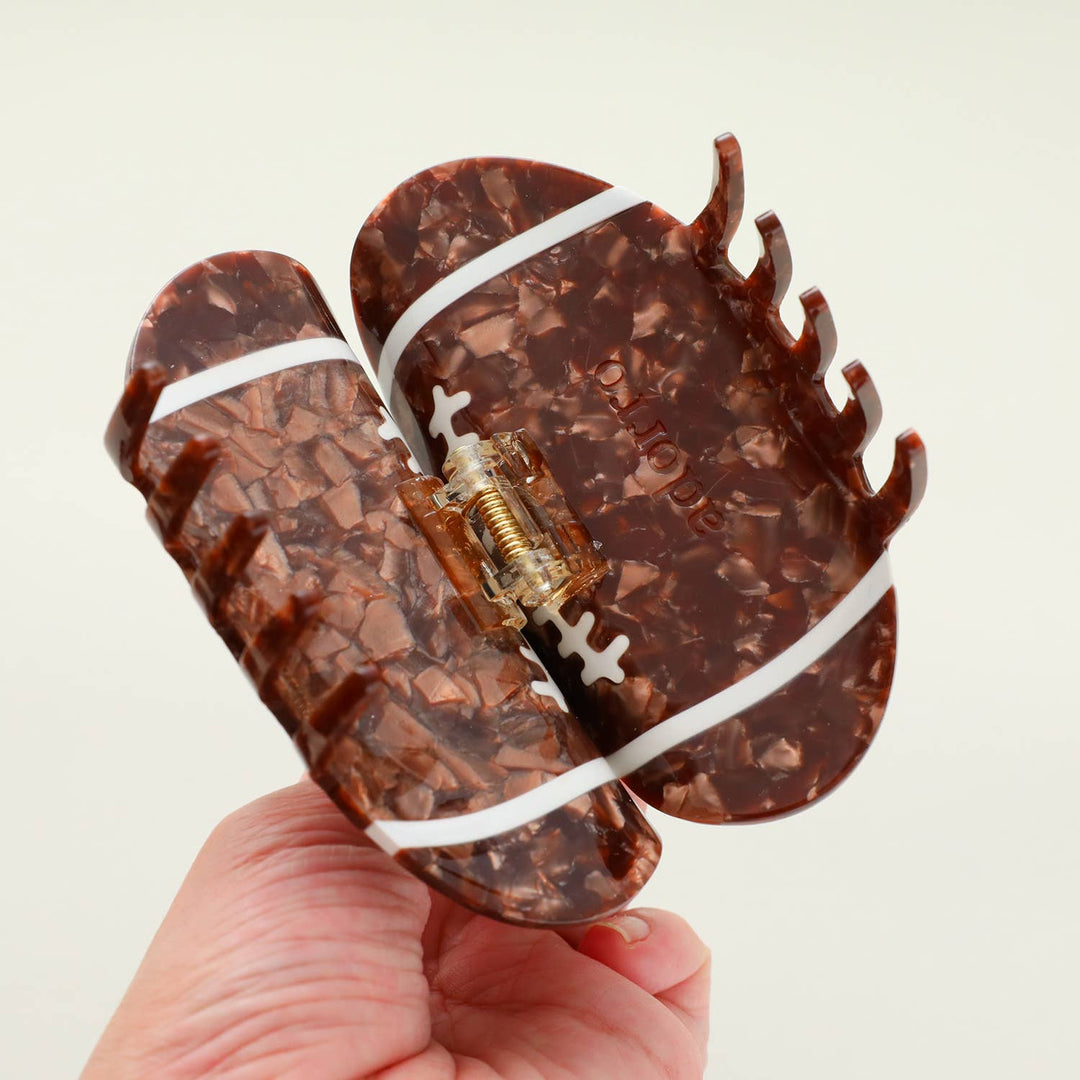 Large Football Claw Clip