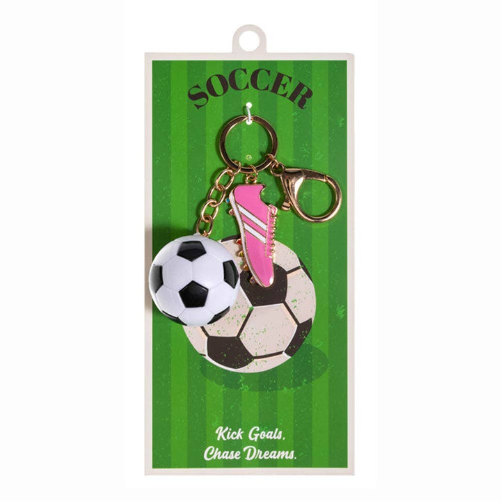 Keychain Bag Charm-Soccer Ball Shoes Charm
