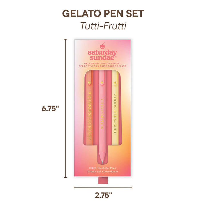 Pen Set-Tutti-Frutti Gelato