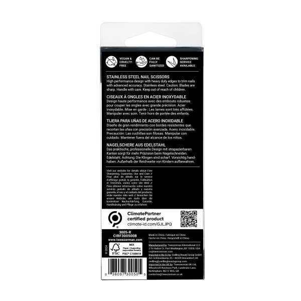 Retail-Tweezerman Stainless Steel Nail Scissors