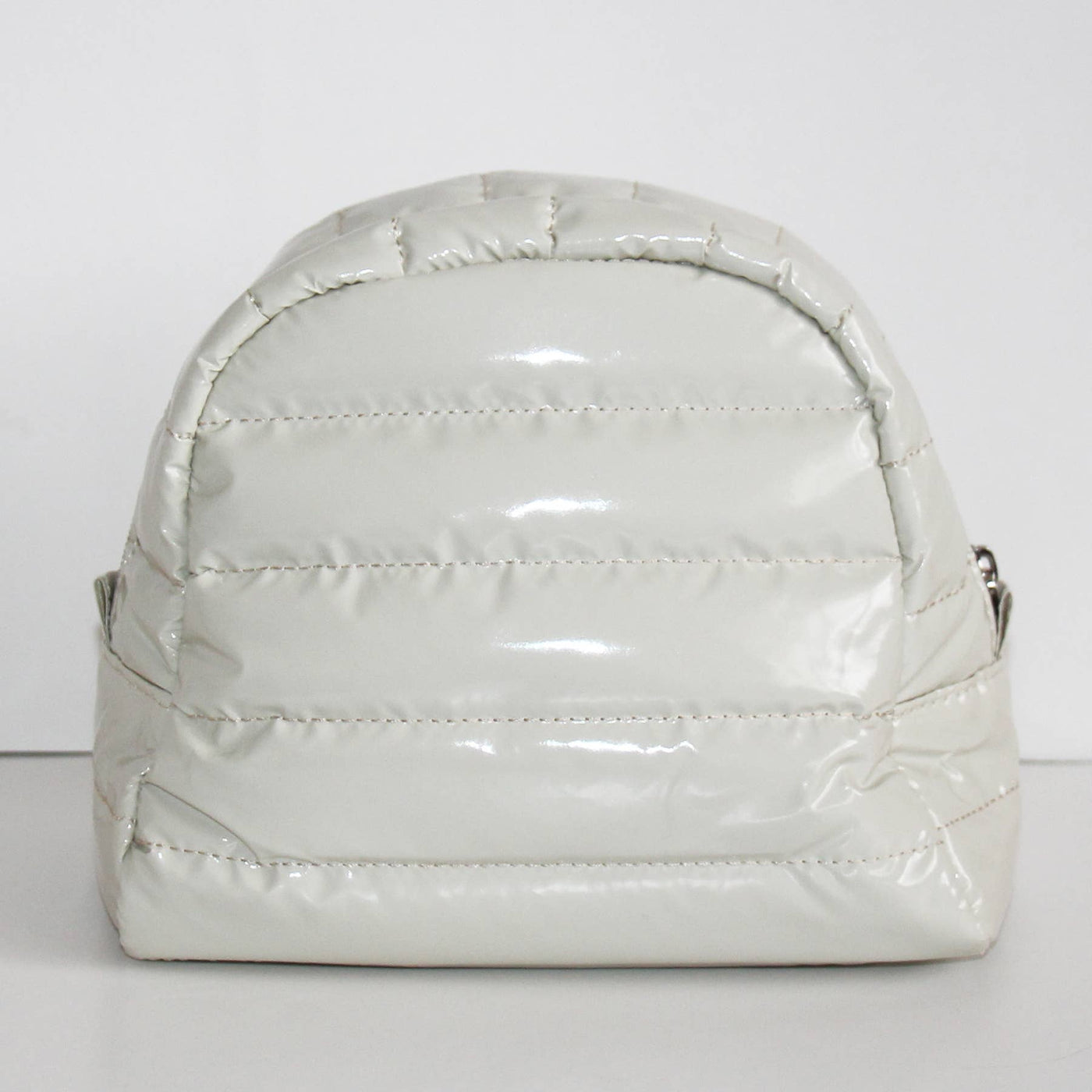 Irene Cosmetic Puffer Bag-Eggshell