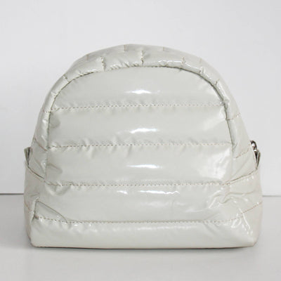 Irene Cosmetic Puffer Bag-Eggshell