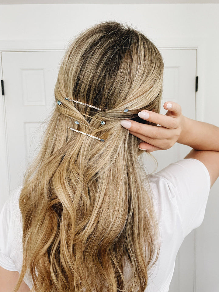 Harper 2 Crystal Bobby Set