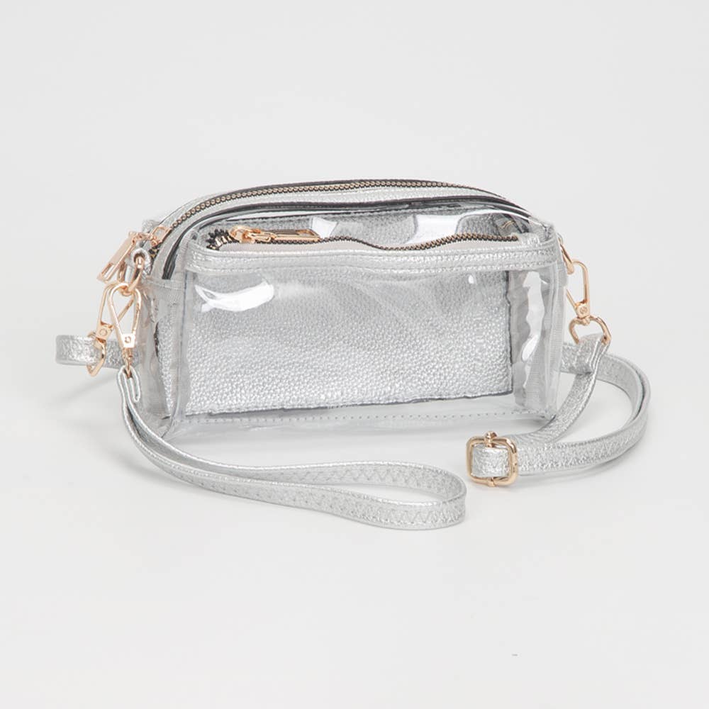 Small Crossbody Bag-Transparent