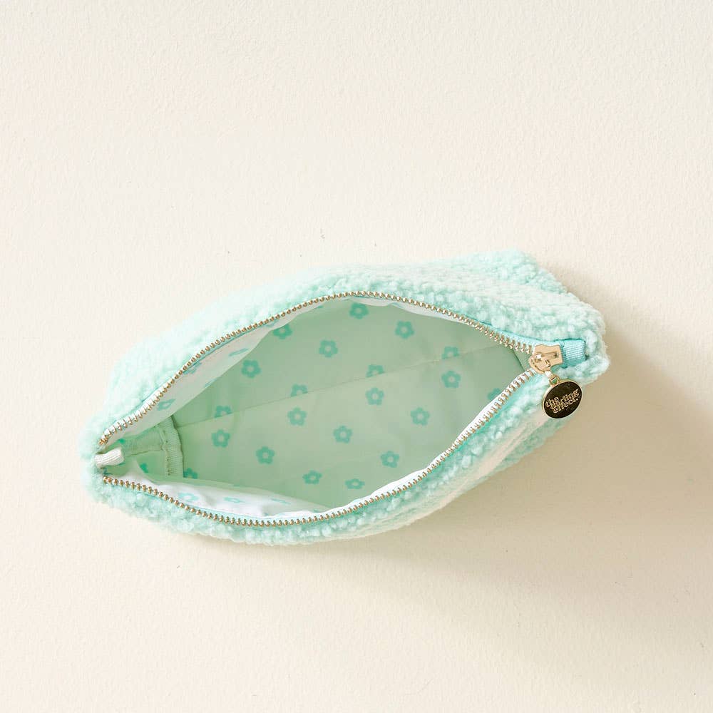 Teddy Pouch-Aqua Travel