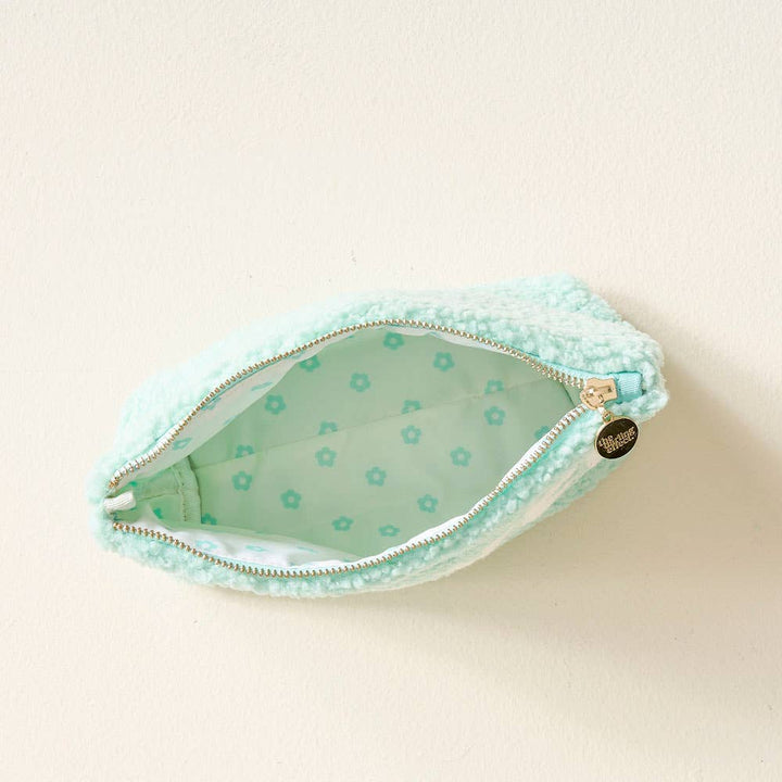 Teddy Pouch-Aqua Travel