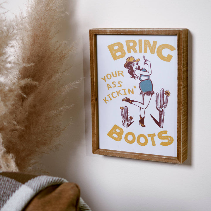 Box Sign-Boots Inset