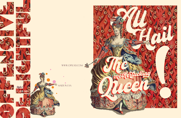 Greeting Card-ALL HAIL QUEEN! women, queer, gay, mom, birthday, women