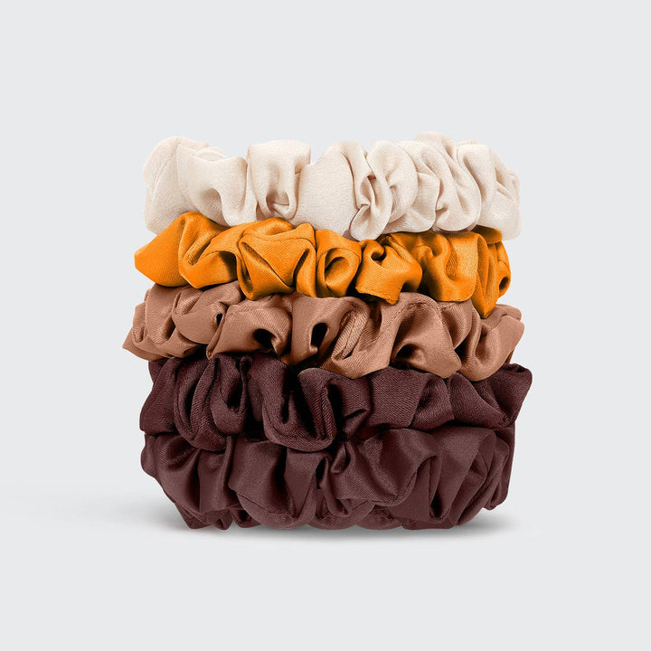 Satin Petite Scrunchies 5pc Set