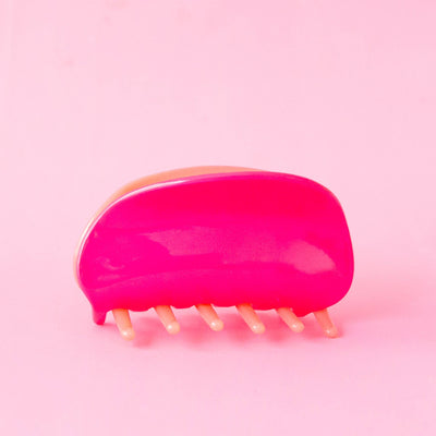 Hair Claw-Two-Tone| Dragon Fruit