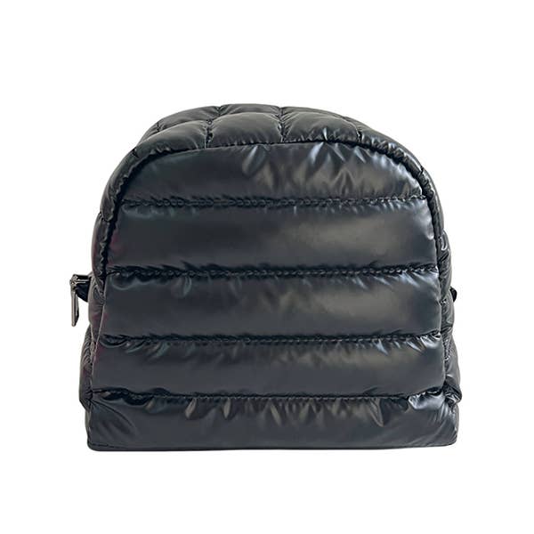Irene Cosmetic Puffer Bag Black