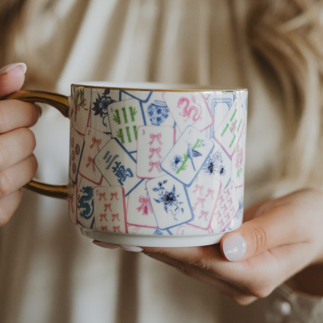 Coffee Mug-Mahjong Tiles