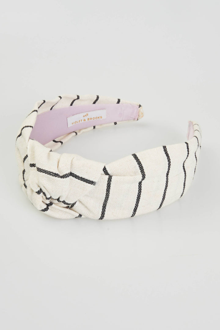 Phoebe Linen Knot Headband