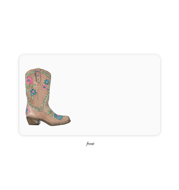 Little Notes®-Cowboy Boot Boxed Set of 85 Mini Notes