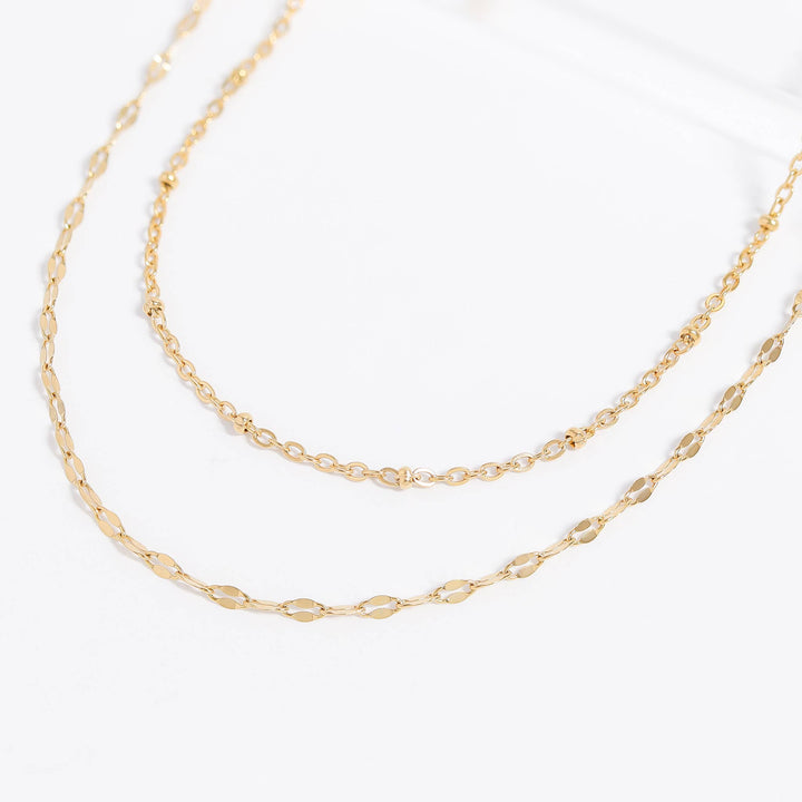Stainless Steel Lip Chain Necklace