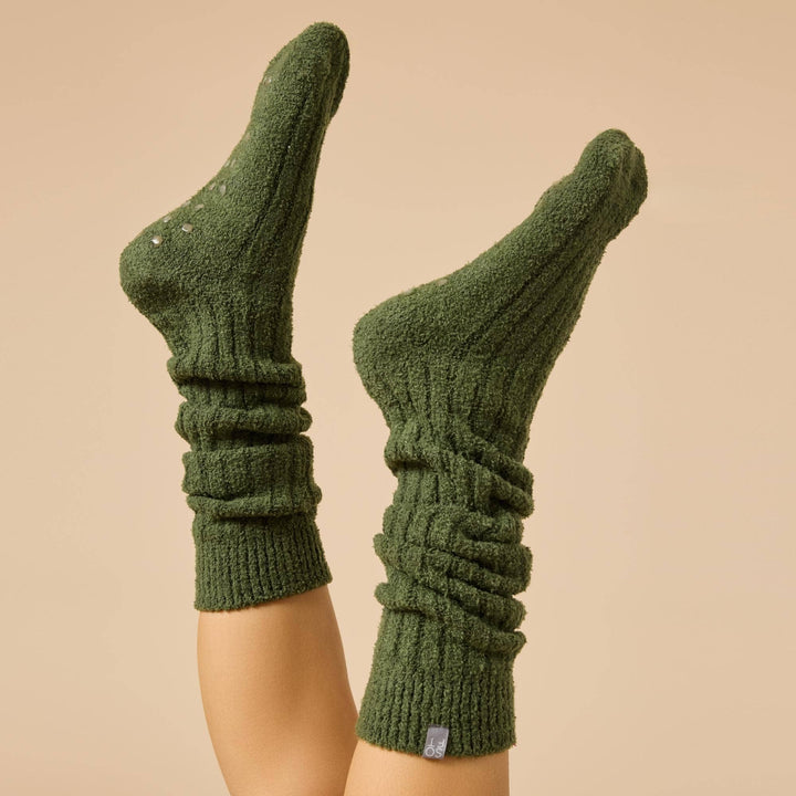 Women's Slouchy Fuzzy Socks with Non-Slip Grippers