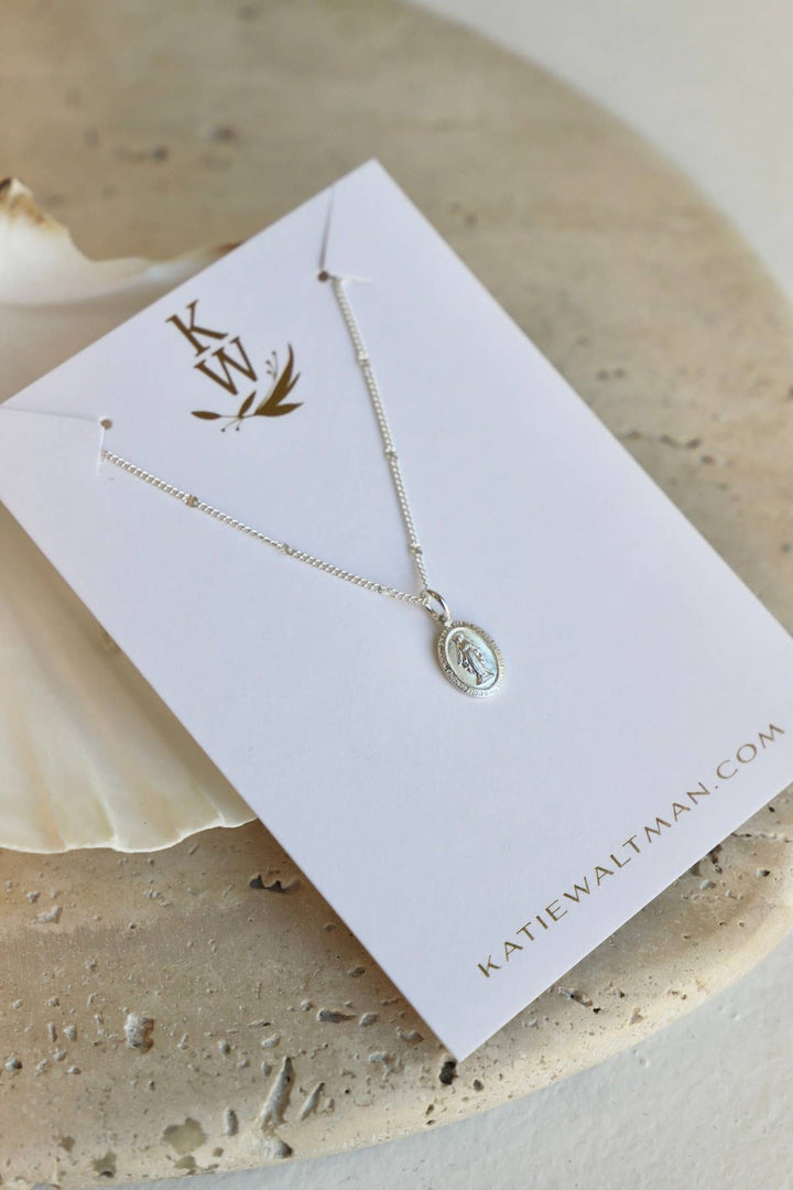 CN1569 Necklace-Virgin Mary Mini Medallion