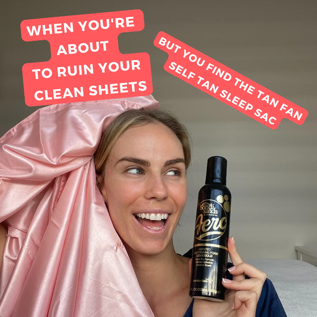 Self Tan Sleep Sac-Pink