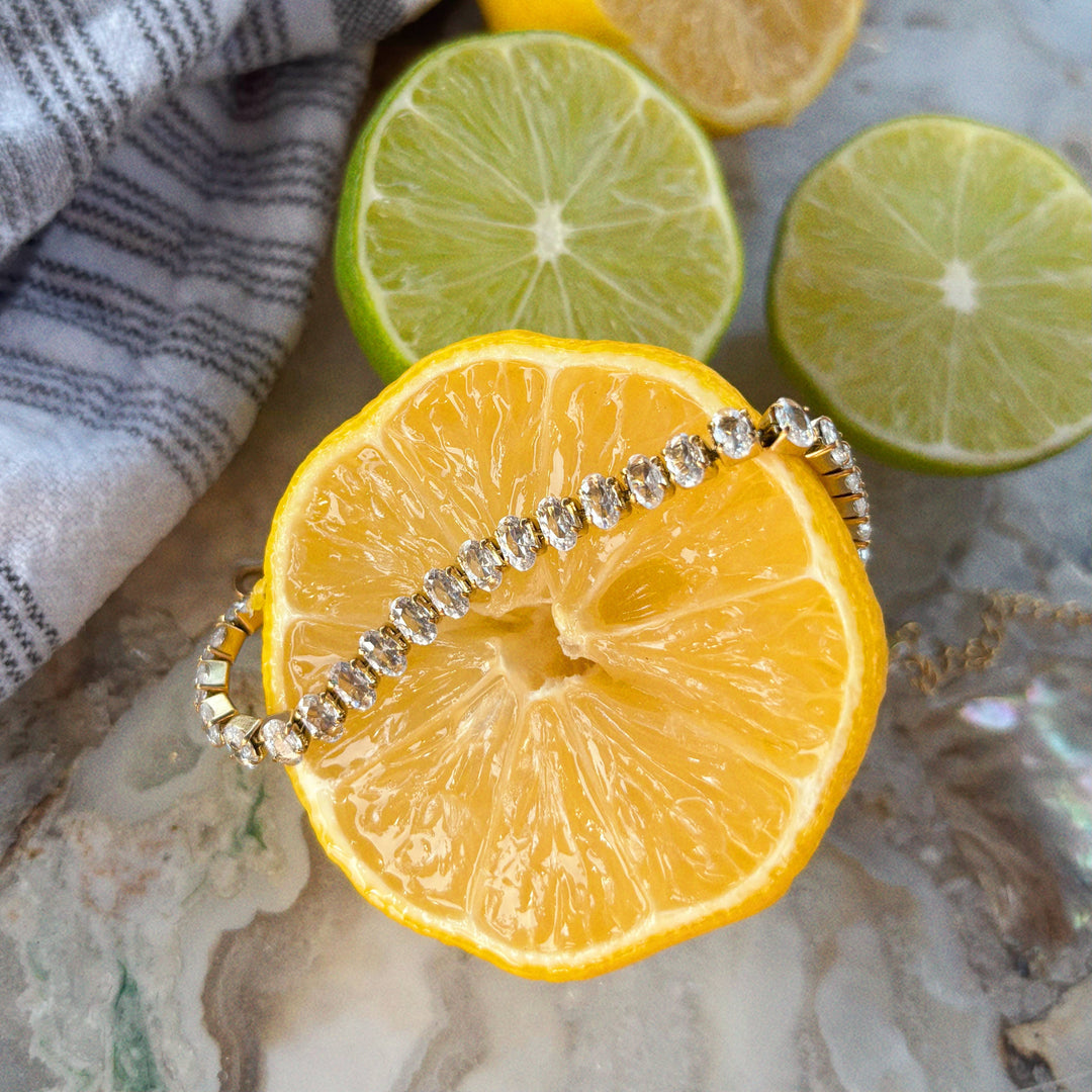 Bracelet-Heirloom Crystal Tennis