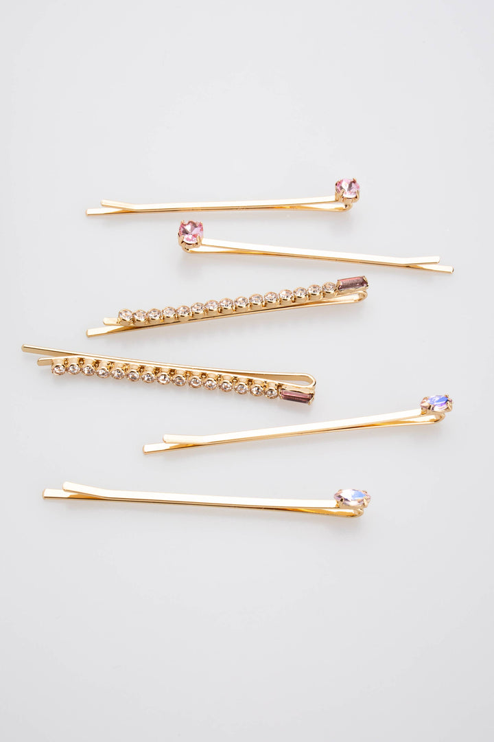 Harper 2 Crystal Bobby Set