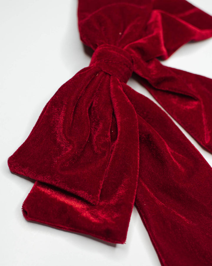 Big Velvet Bow: Black