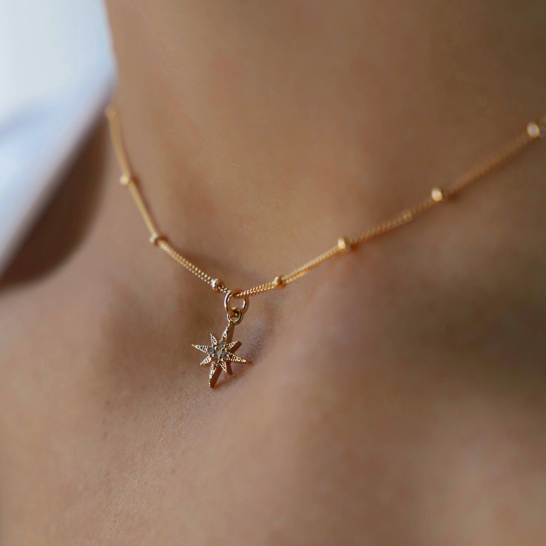 CN1198 Necklace-Starburst Choker