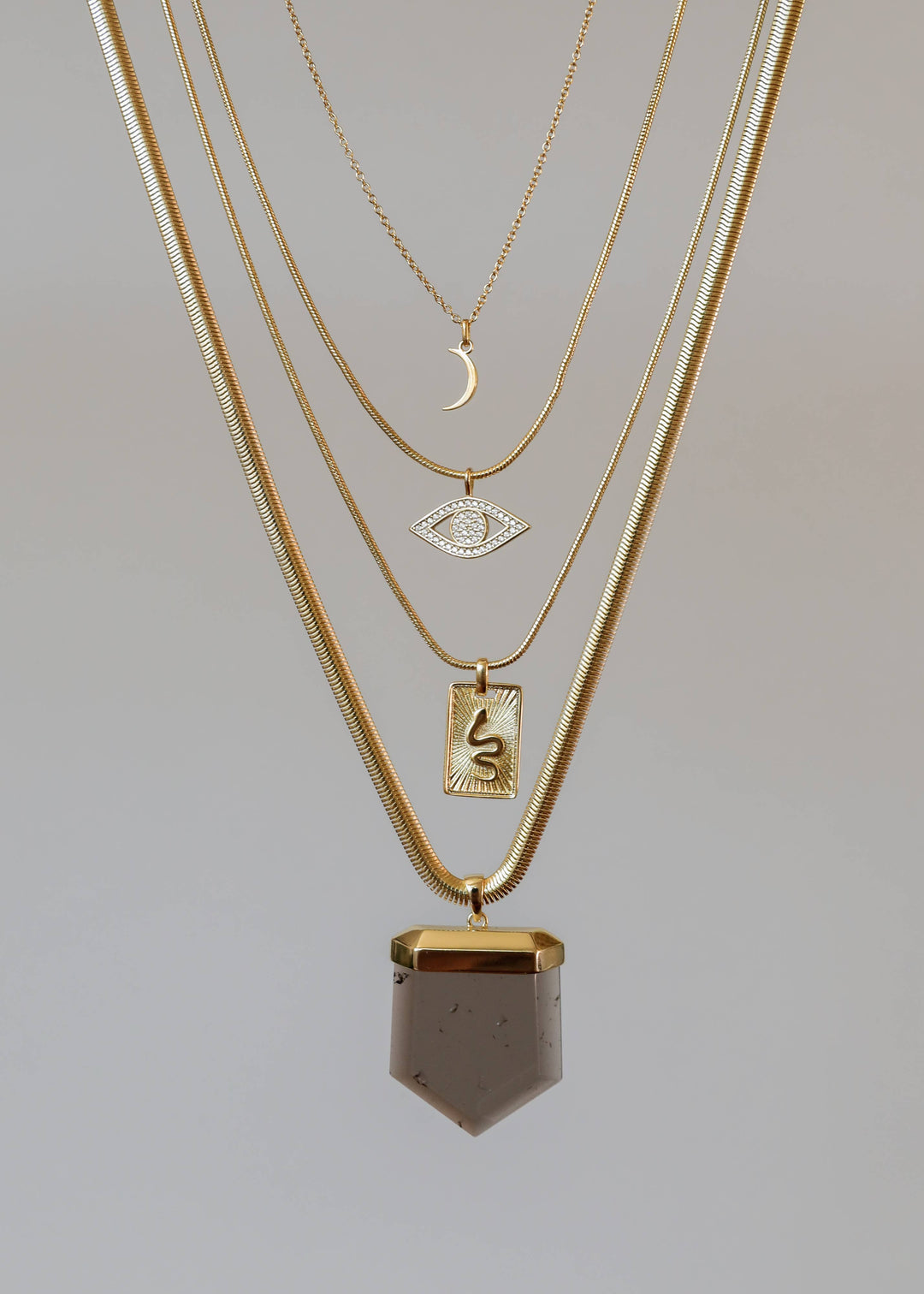 Necklace - Snake Dog Tag