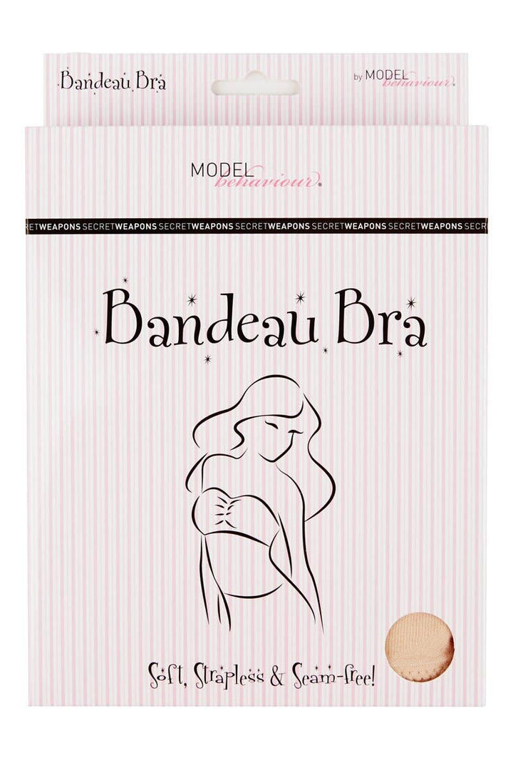 Bandeau Bra - Tube Bra with Padded Inserts