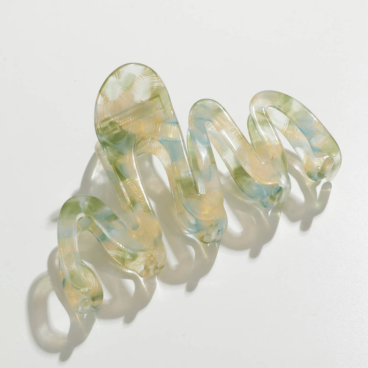 Willow Garden | Large Squiggle Claw Clip