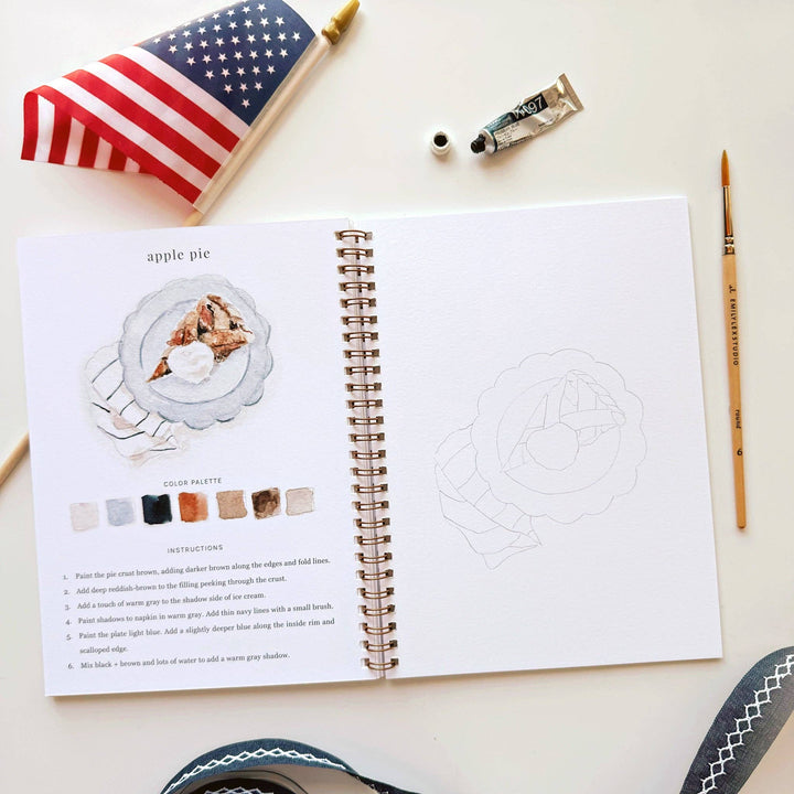 Watercolor Workbook-Americana