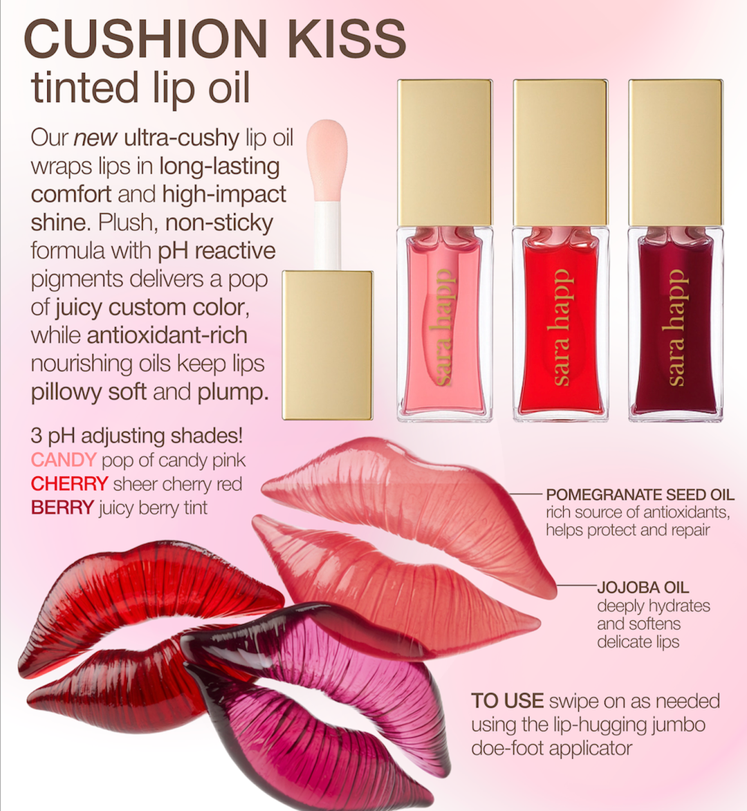 pH Tinted Lip Oil-Berry Cushion Kiss