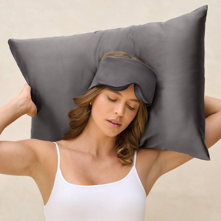 Contour Pillow Eye Mask-Charcoal