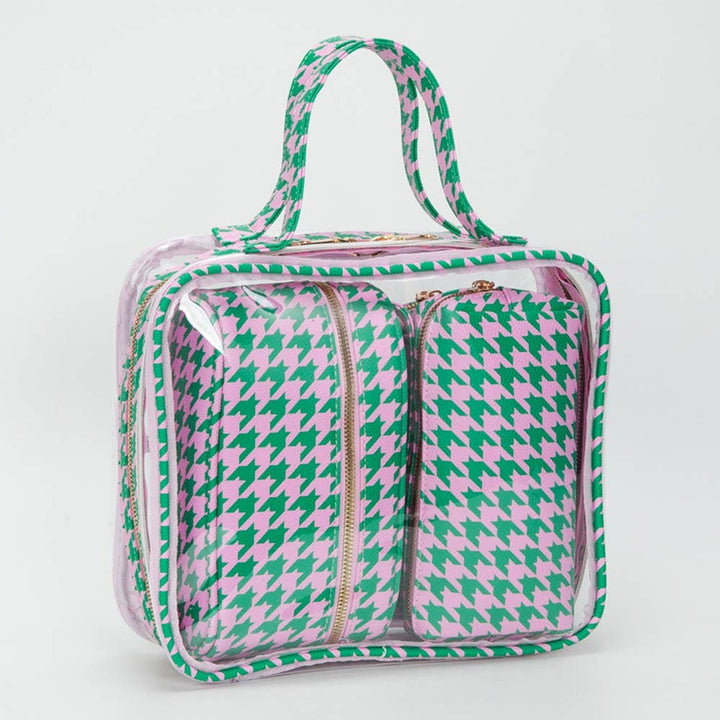 Travel Cosmetic Bag Set 4 Pieces-Transparent