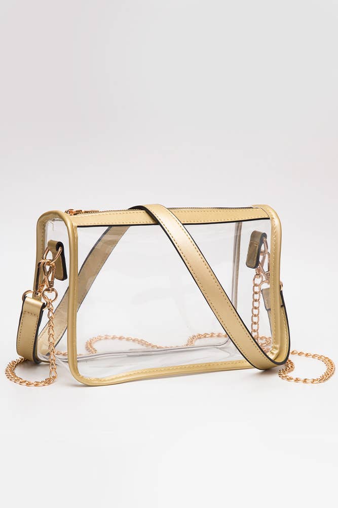 Clear Rectangle Stadium Concert Crossbody Bag