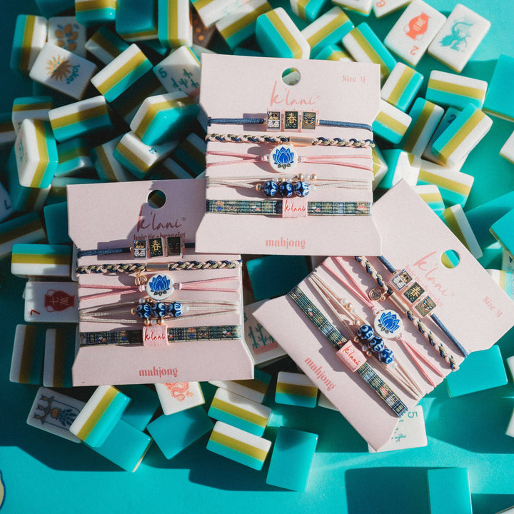 Hair Tie Bracelets-Mahjong