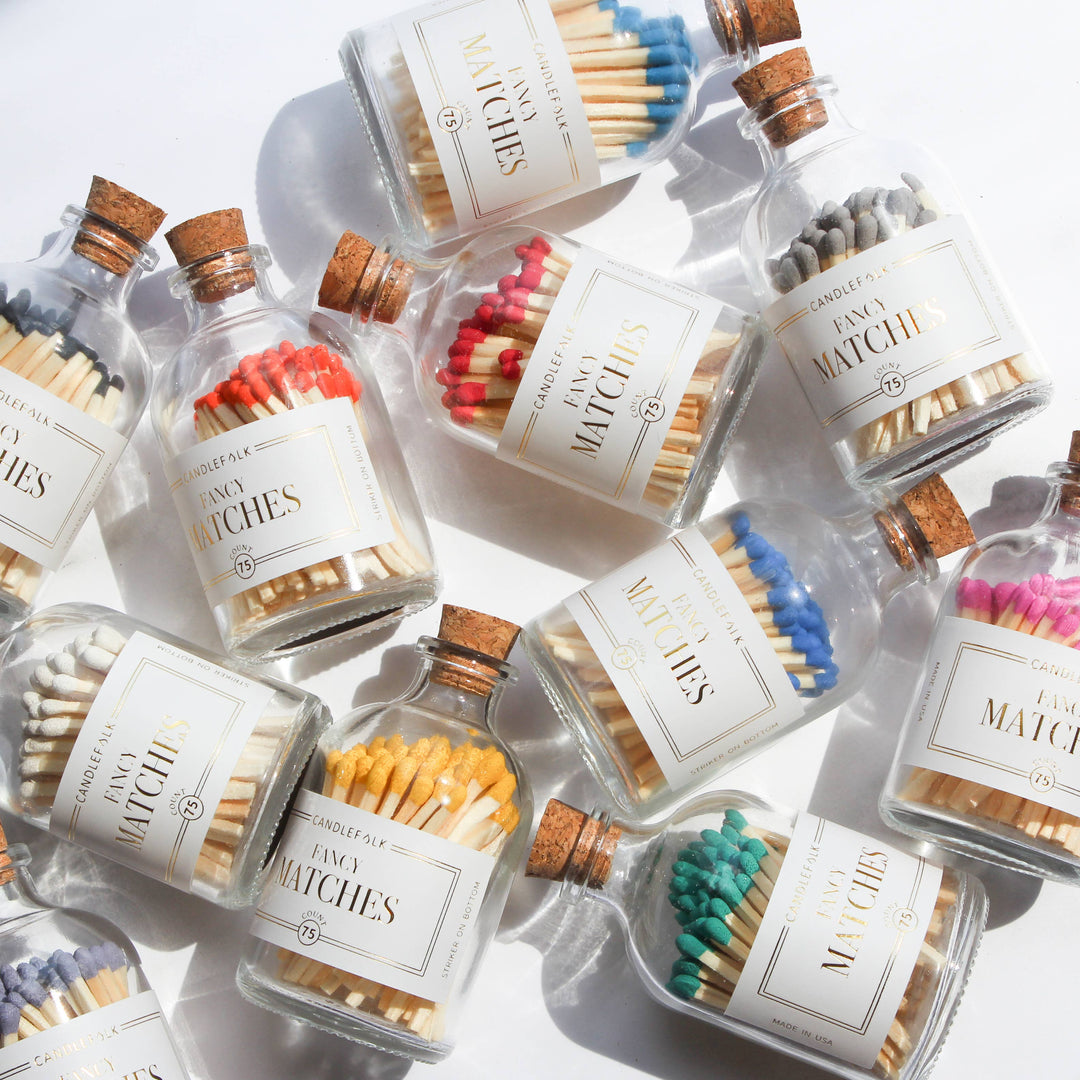 Apothecary Matches-White