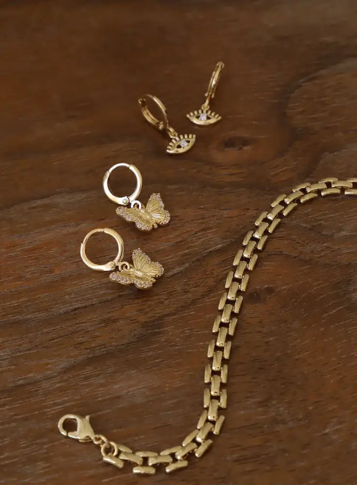 B1154 Gold Bracelet-Sienna Chain