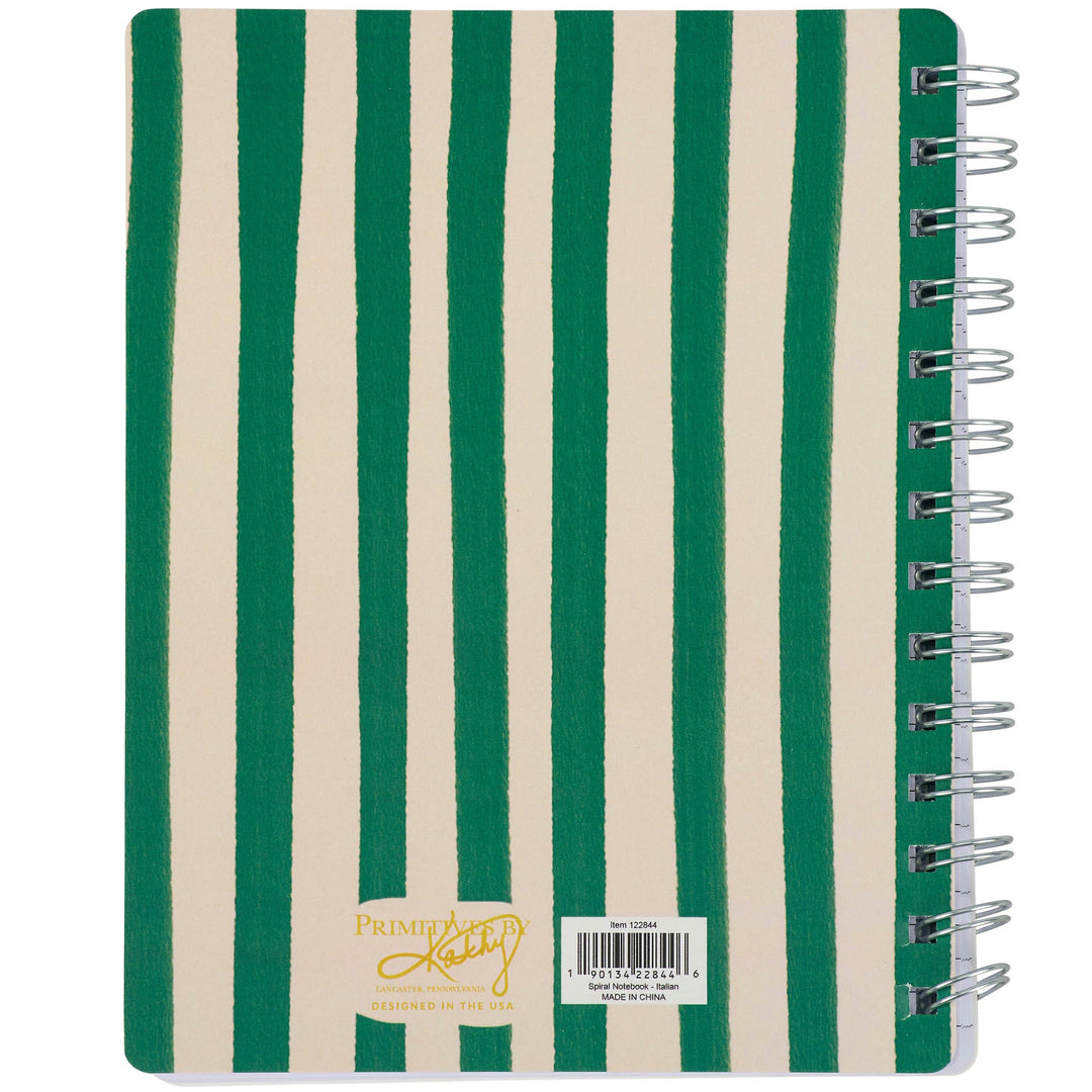 Spiral Notebook-Italian Coastal