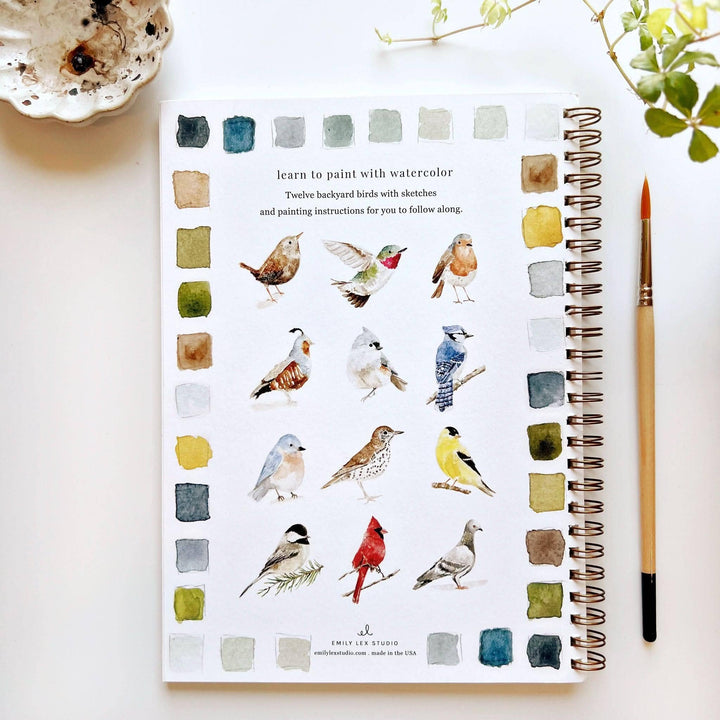 Watercolor Workbook-Birds