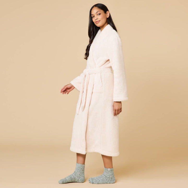 Women's Soft Plush Cozy Wrap Robe with Belt