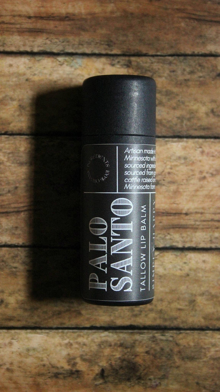Men's Tallow Lip Balm-Palo Santo .5oz