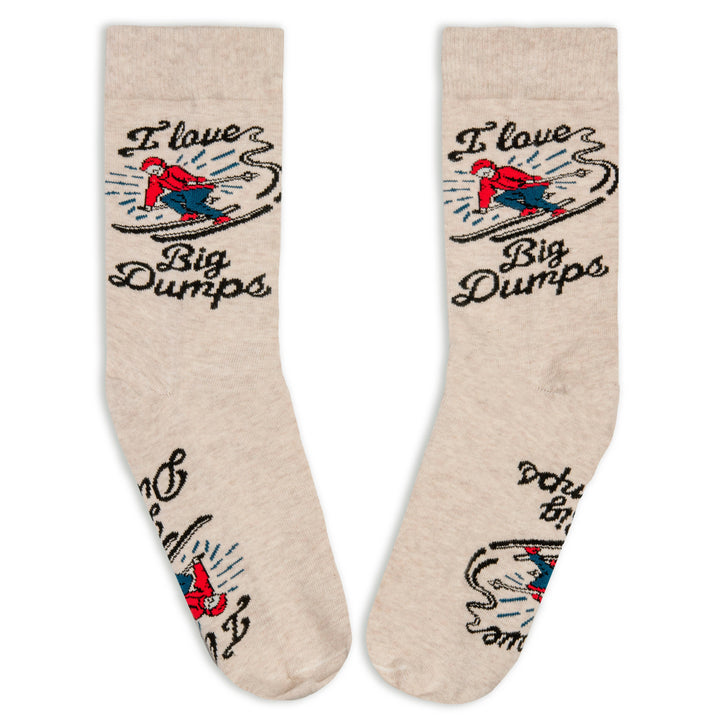 I Love Big Dumps Socks for Skiers