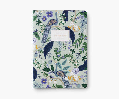 Set of 3 Peacock Notebooks